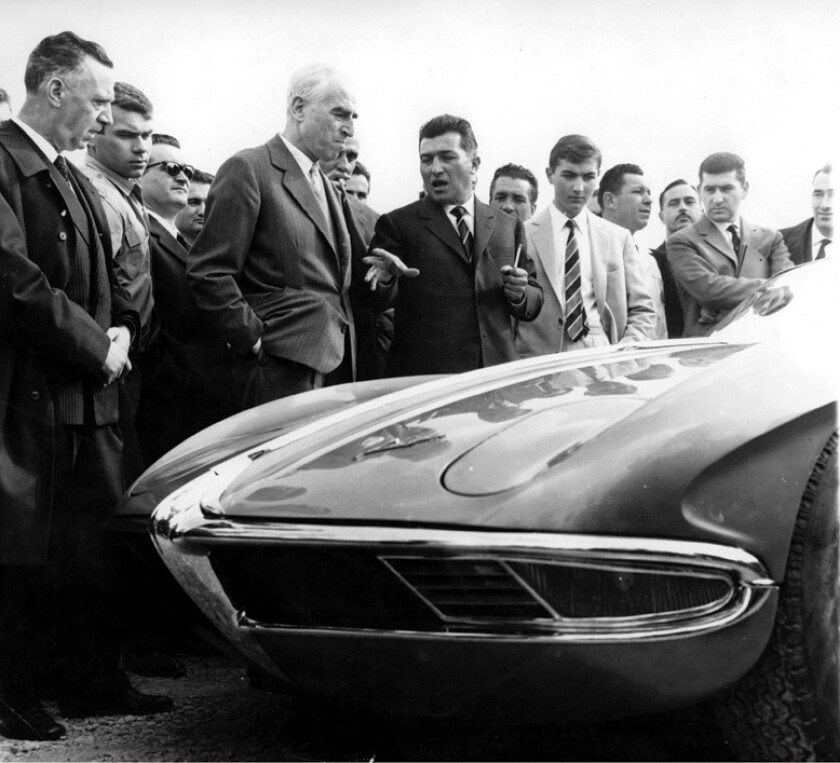 Ferruccio Lamborghini on hand to introduce the 350 GTV way back in 1963 when I too was introduced to adoring fans