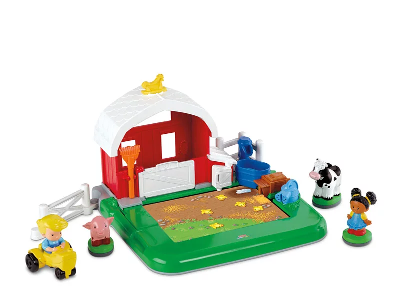 With a companion app, the Fisher Price Little People Apptivity Barnyard allows interactive play