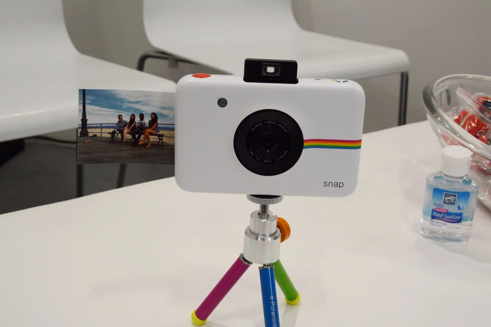 The Polaroid Snap instant digital camera unveiled at IFA 2015 in Berlin