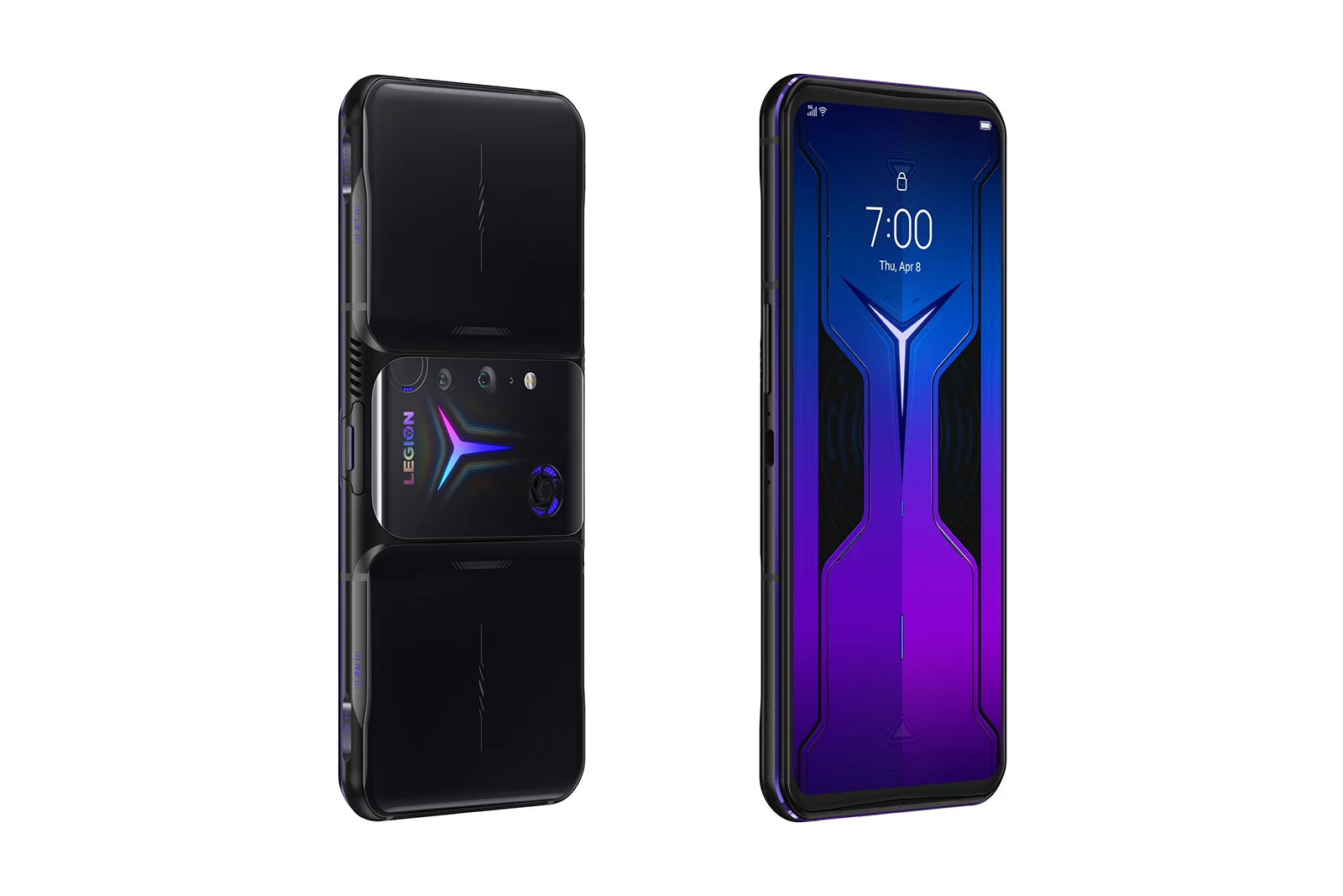 Black and white are your color choices for the Legion Phone Duel 2