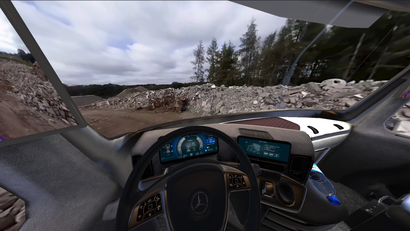 Truck drivers in this test will gauge the user-friendliness of menu navigation systems using touch pads on a real multifunction steering wheel like the one in the Mercedes-Benz Actros