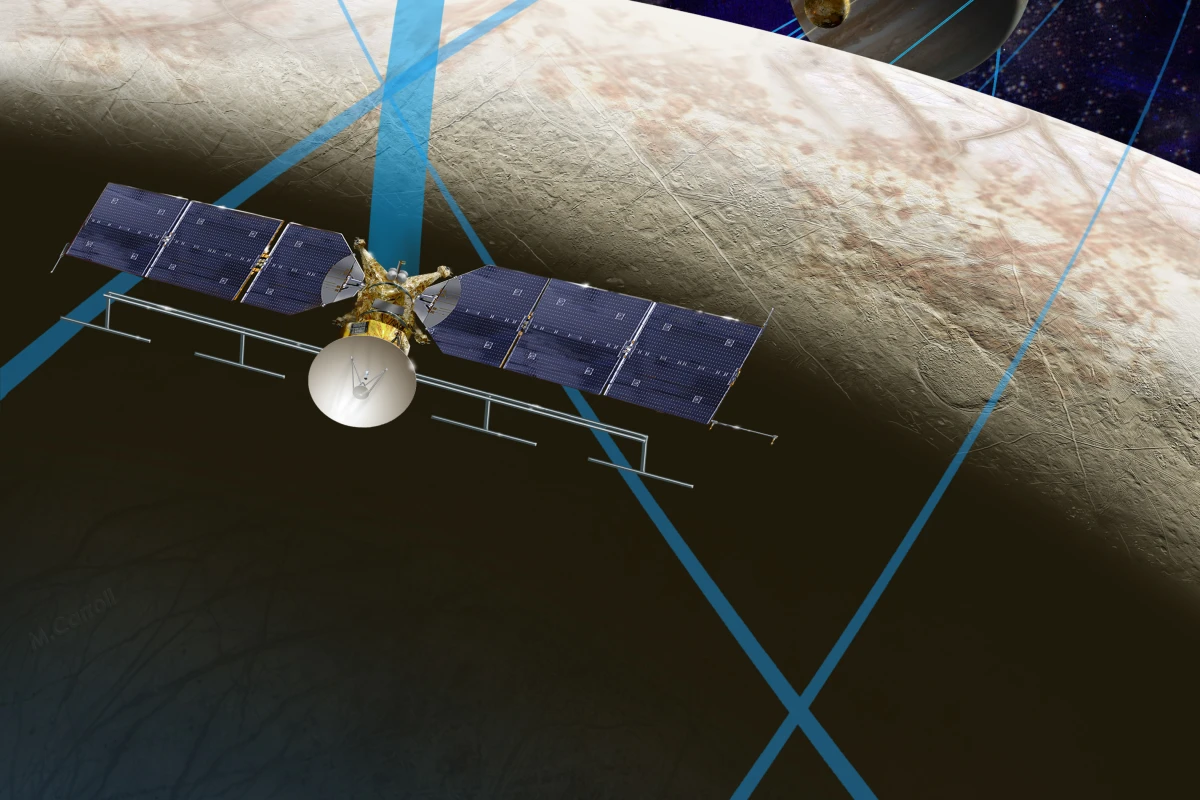Artist's concept of the Europa Clipper (Image: NASA/JPL-Caltech)