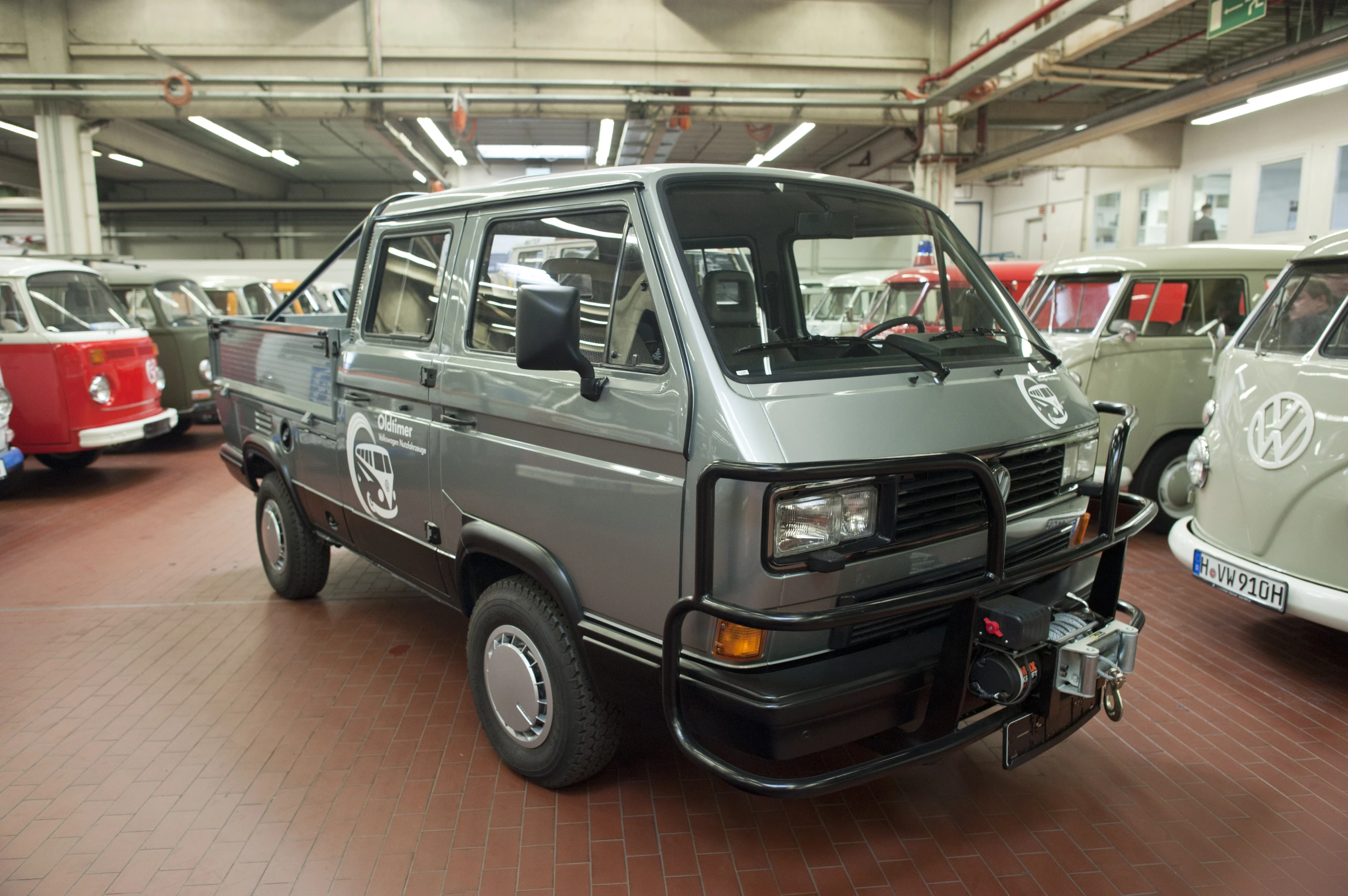 The 1988 Vollkswagen T3 Double Cab TriStar was restored for the 2010 IAA Commercial Vehicles show