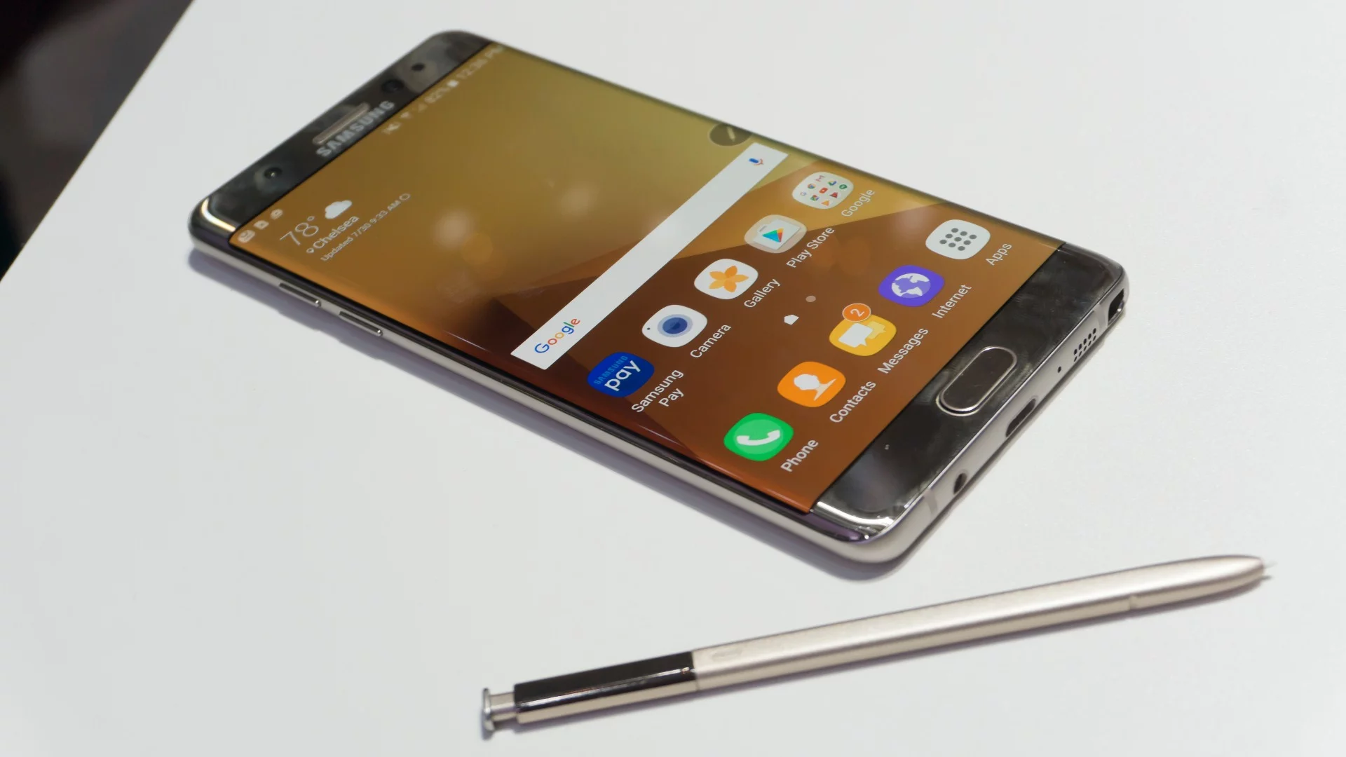 The S Pen is still made of plastic, but is thinner and has more tricks up its sleeve