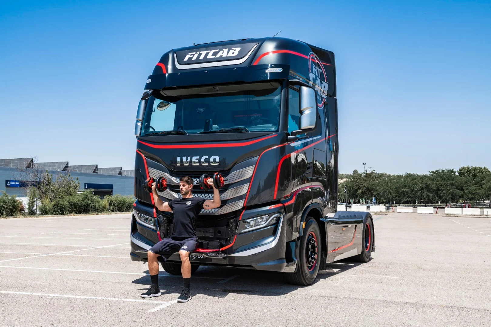 Iveco is imagining a future where drivers of its vehicles can mix in a bit pf physical activity