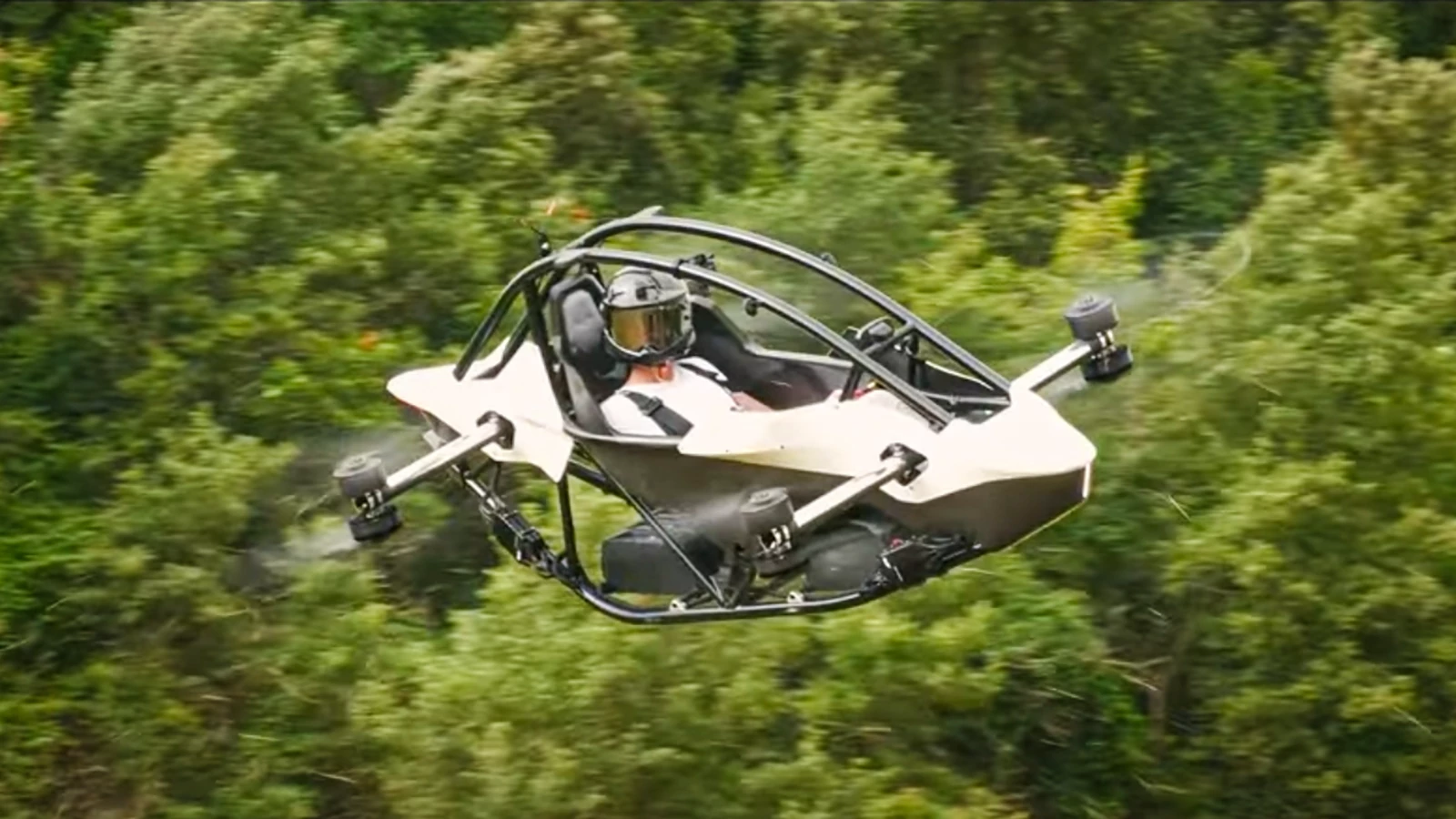Founder Tomasz Patan gets a little loose in Jetson's agile personal eVTOL aircraft