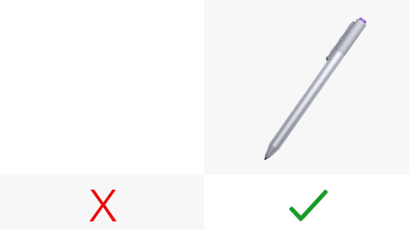 The Surface Pro 3 includes a redesigned stylus