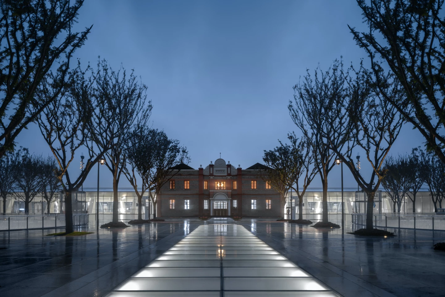 Jiaxing Train Station involved rebuilding a historic train station from 1907 using old photos as a reference