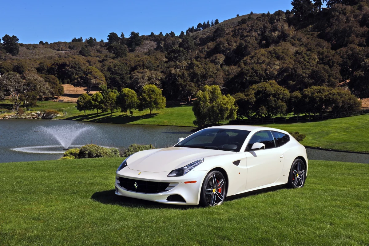 Ian Poulter's personalized Ferrari FF