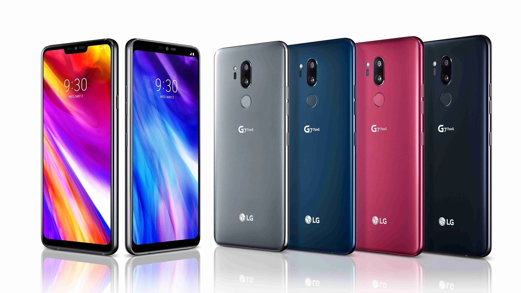 The LG G7 ThinQ flagship arrives in a choice of four colors