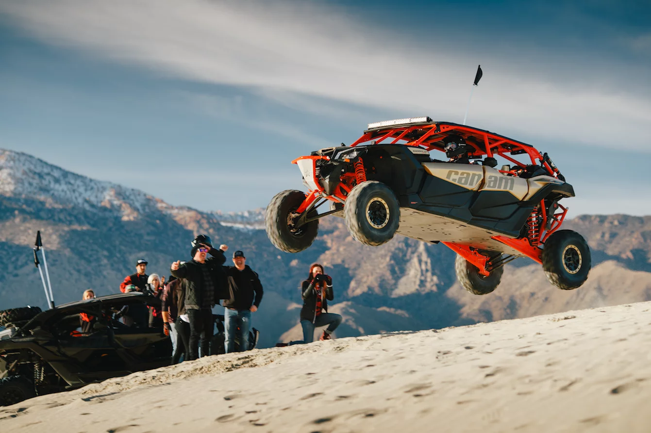 That 22 inches of suspension travel is about to come in handy