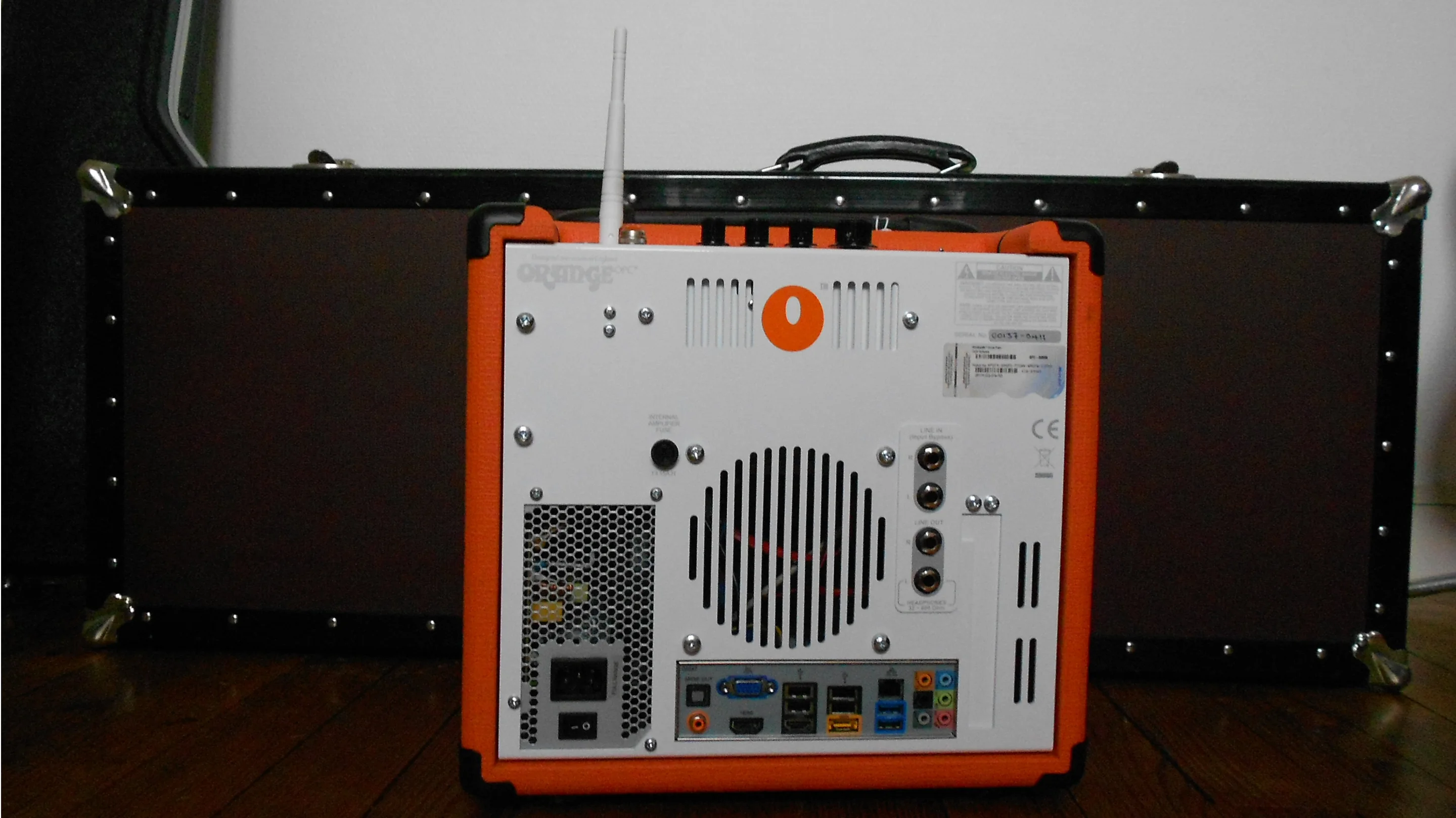 The OPC is about the same height as my guitar flight case