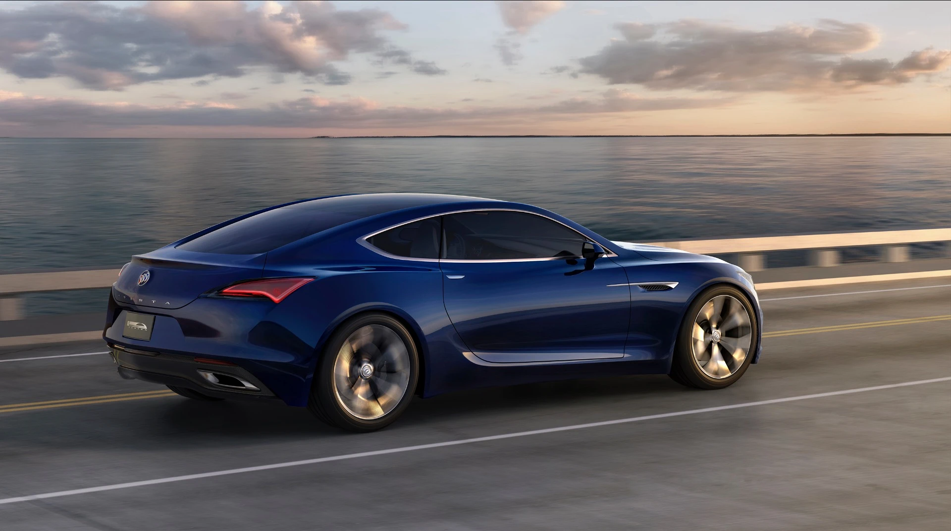 The Avista has sporty dimensions and a 400-hp V6 engine