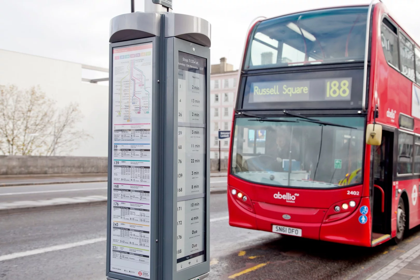 TfL believes the low-power, high-resolution screens will allow it to reduce energy consumption and installation costs