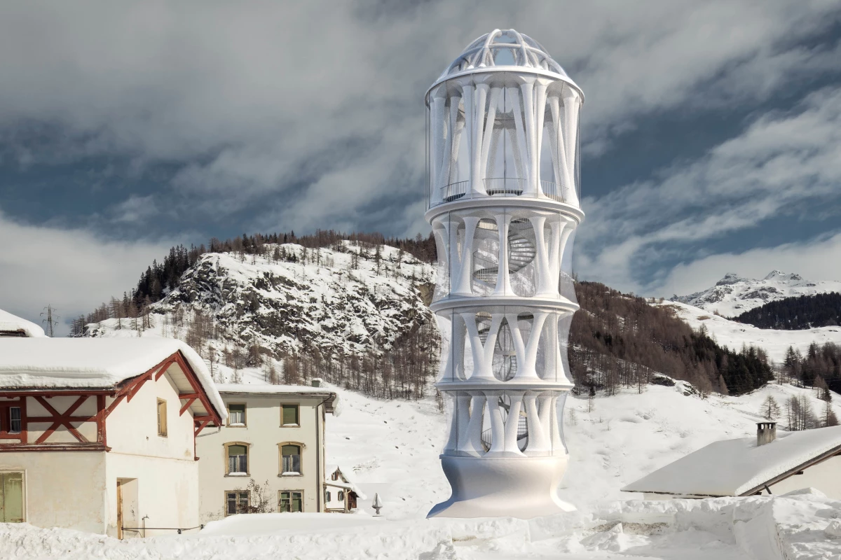 The White Tower will reach a height of 30 m (almost 100 ft)