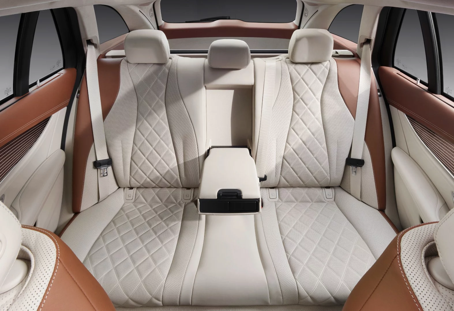 We're not sure how this white leather will hold up to kids and pets