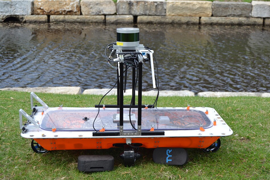 Autonomous RoBoats could eventually ferry people and cargo along canals, or join up to form floating bridges or jetties