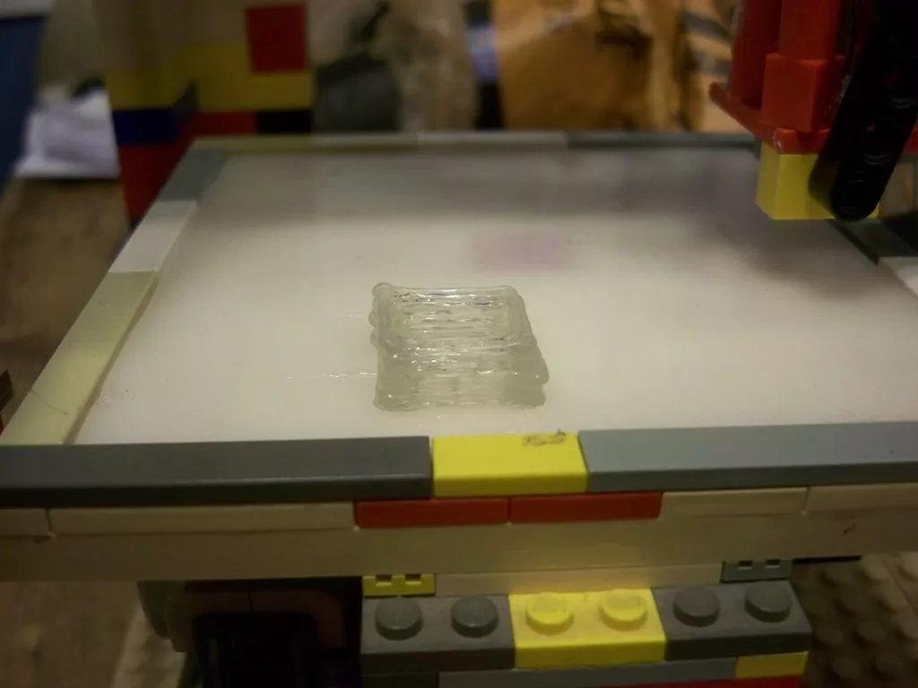 Using hot glue to 3D print is a bit complicated, as it isn't as rigid and stable as ABS or PLM material