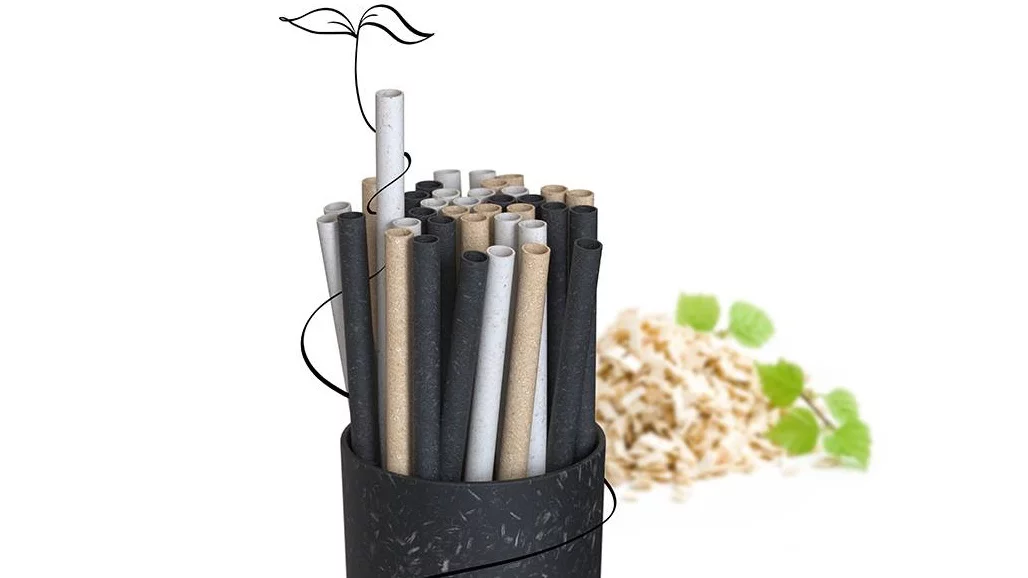 In either an industrial composting facility or the ocean, the straws completely break down into carbon dioxide, water and biomass
