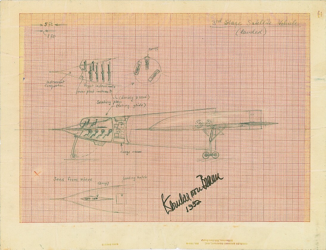 Sketch of an orbital shuttle