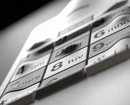 All of the keys on the keypad are different to each other to touch
