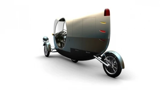 The Moby concept car - perfect for getting out of and through tight spots