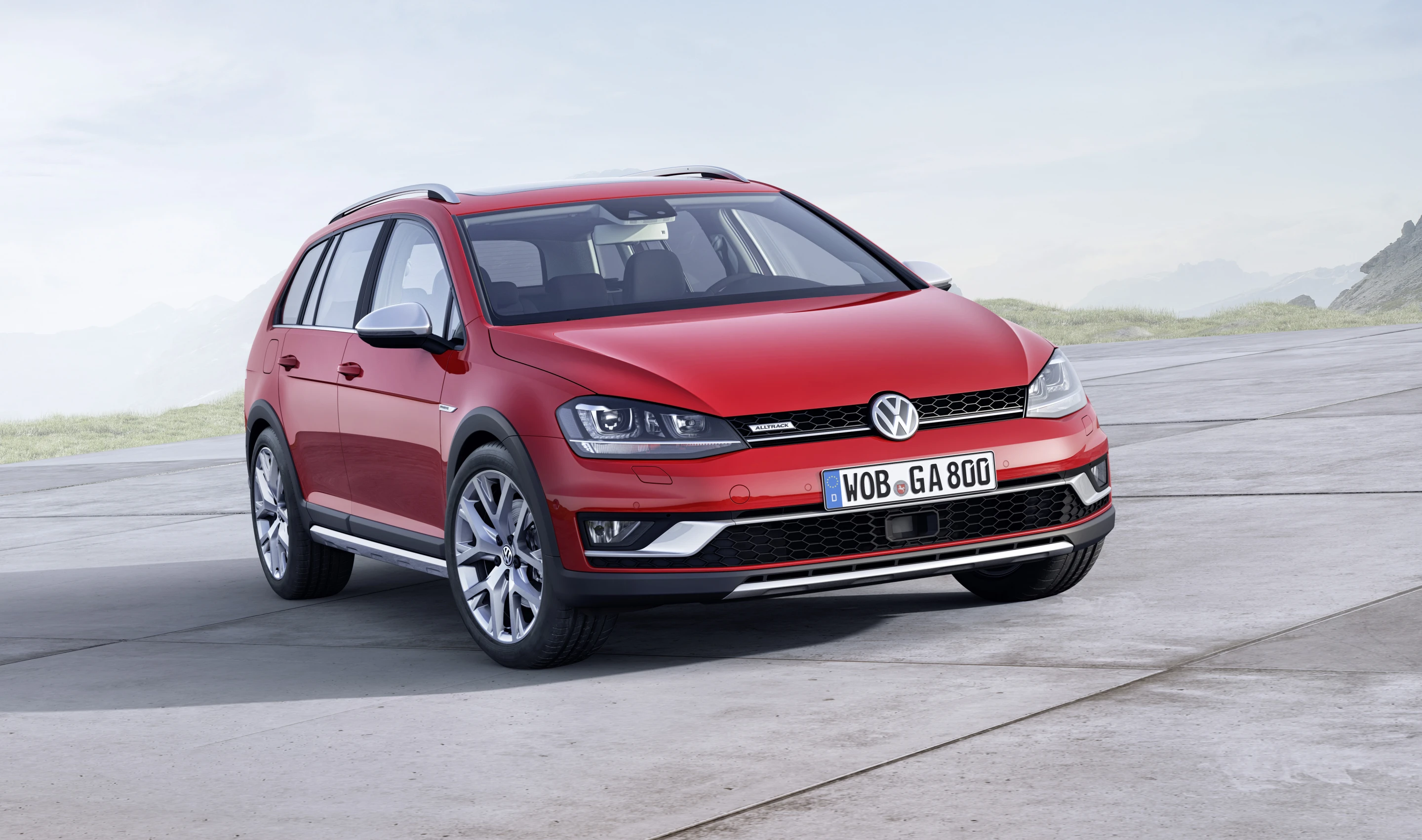 The VW Golf Alltrack bring the Golf into four-wheel territory