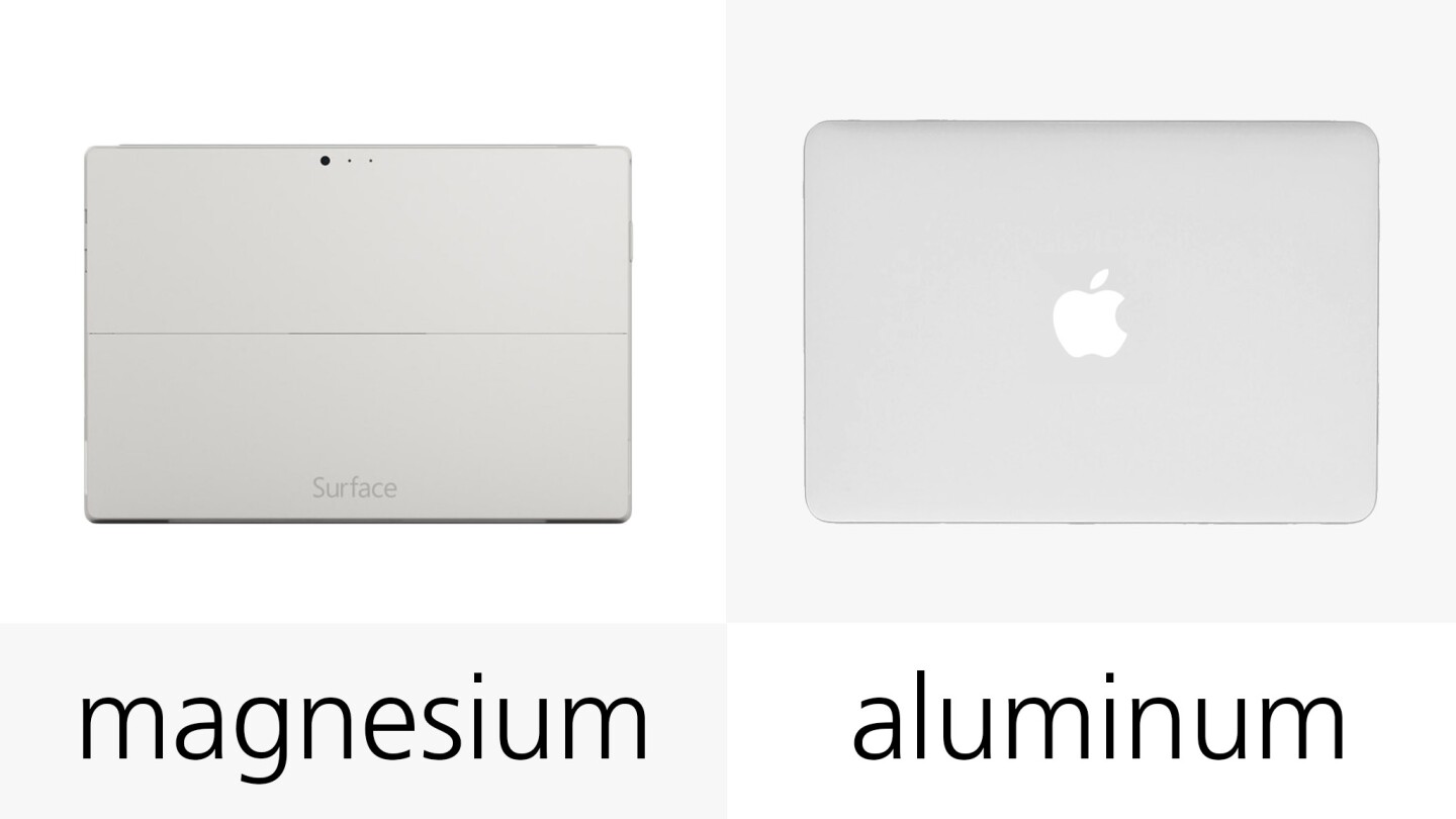 Both devices have metallic builds