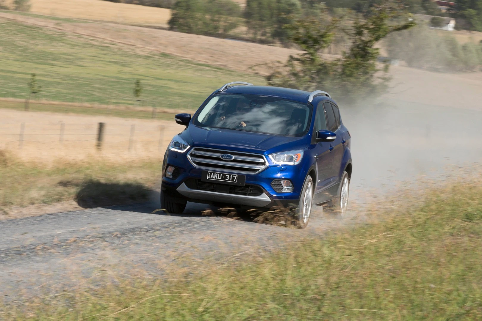 2017 Ford Escape: very comfortable on gravel roads