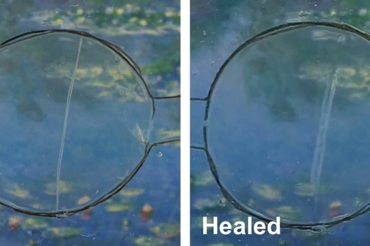 Researchers have developed a new ionic conductor material that can fully self-heal, with potential applications in artificial muscles