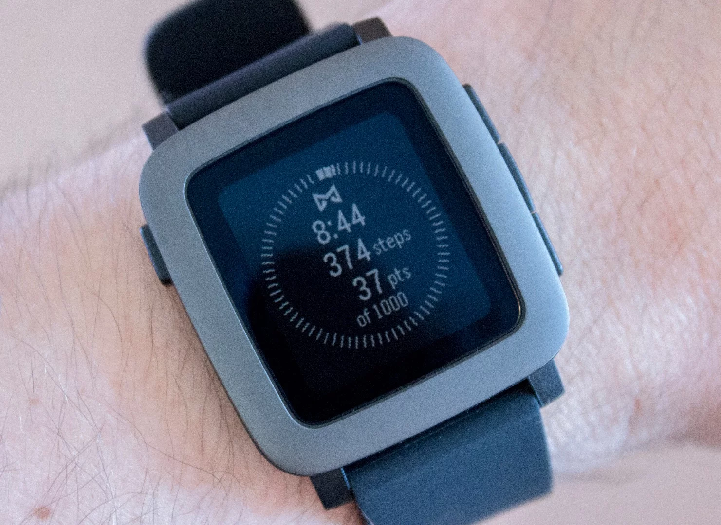 Misfit fitness tracking on Pebble Time