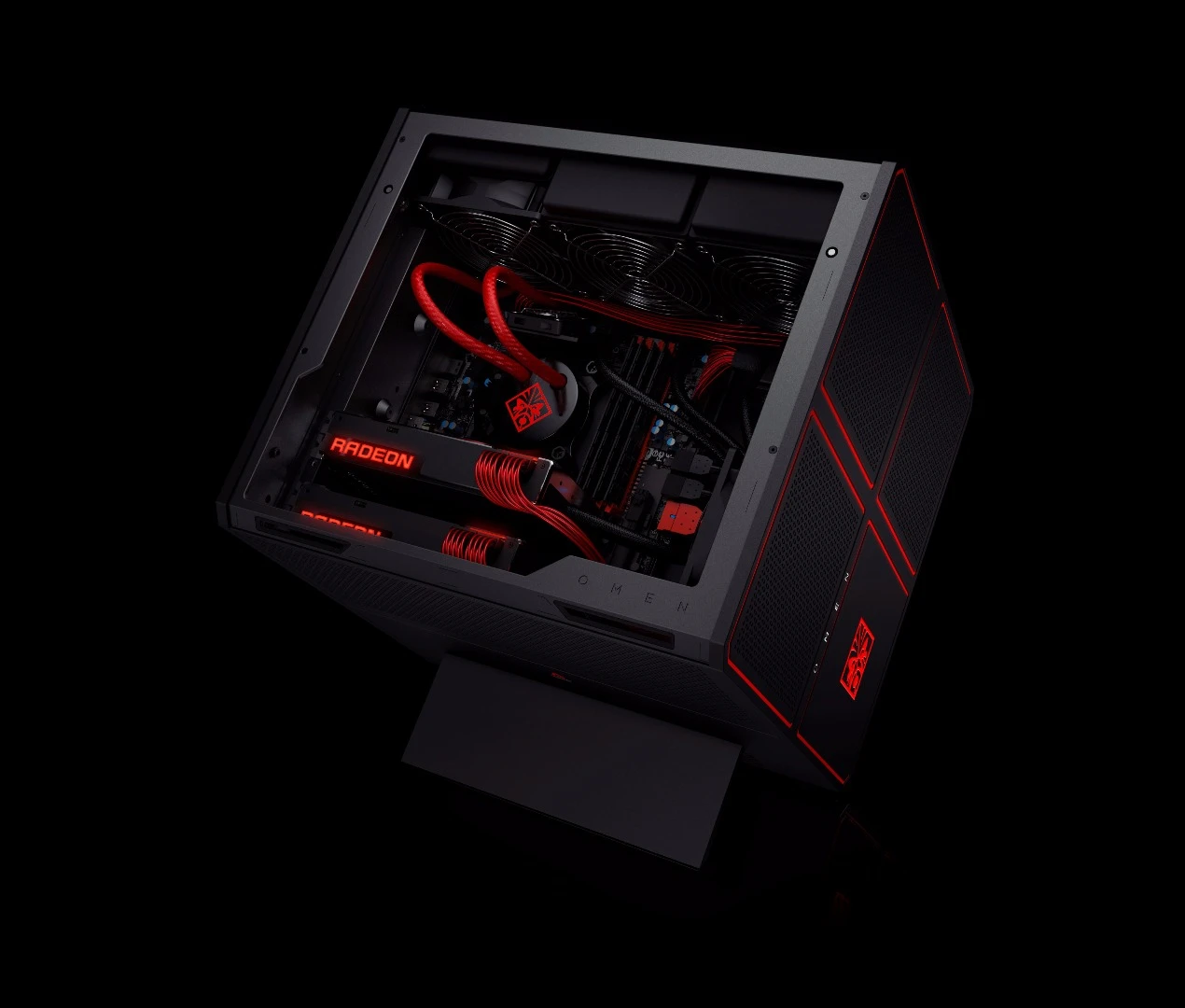 Radeon graphics are an option on the Omen X