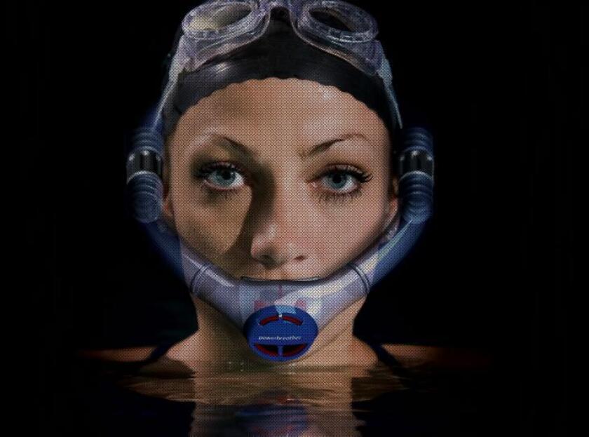 The Powerbreather adjusts to fit all head sizes