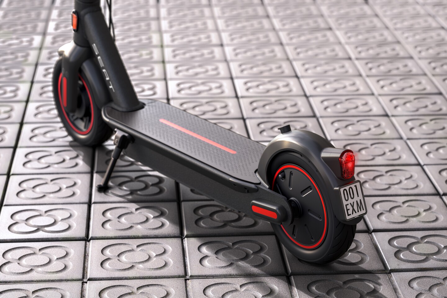 New design incorporates independent front and rear brakes