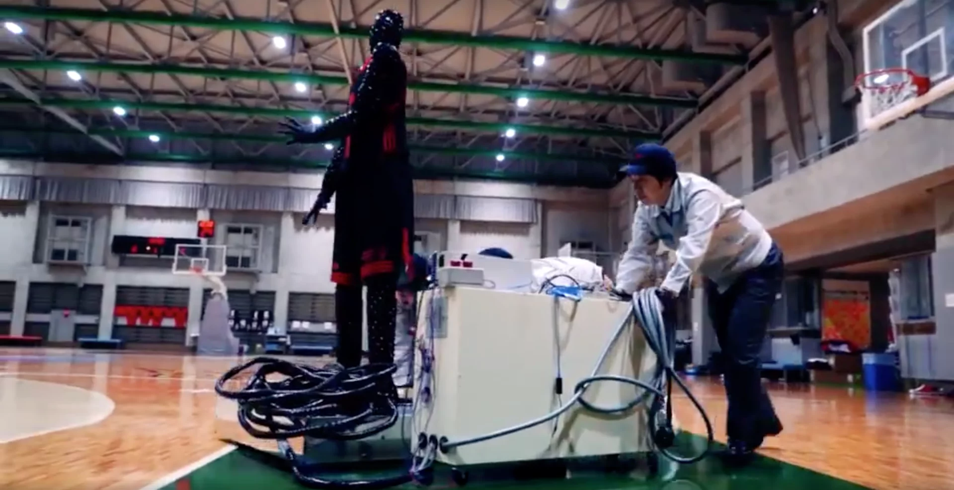 Alas, CUE is immobile, so don't expect to see it tracking back to defend