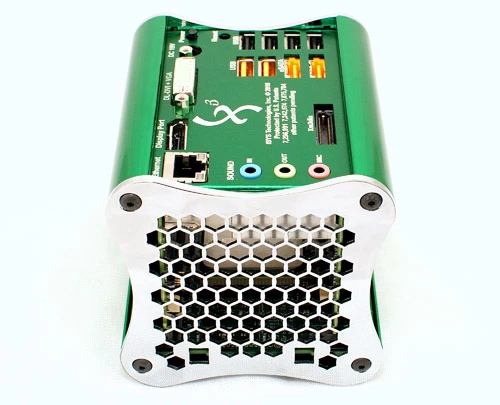 There's half a dozen USB 2.0 ports to attach I/O peripherals, external storage and so on