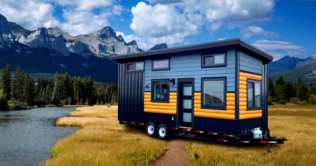The Koala Bear tiny house is a compact model for up to two people that's well-suited to regular travel