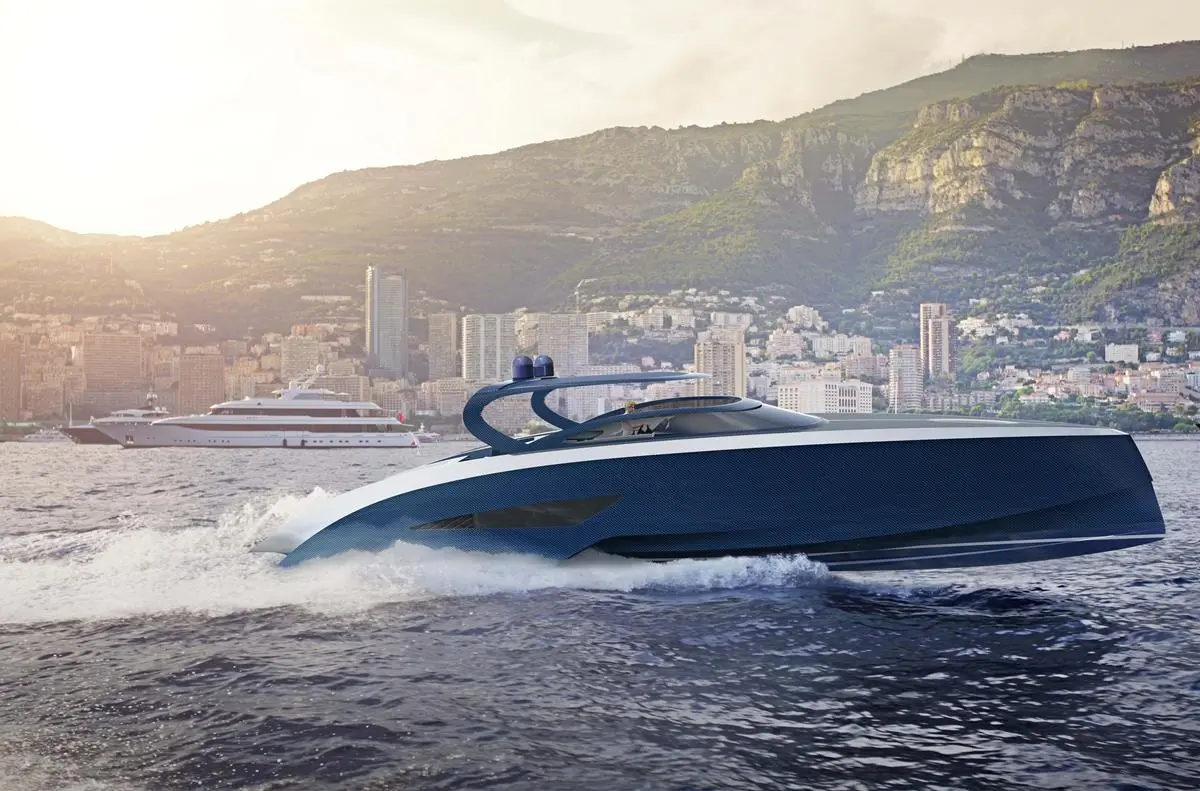 The Niniette features a carbon fiber hull whose styling elements are loosely based on classics from the Bugatti line