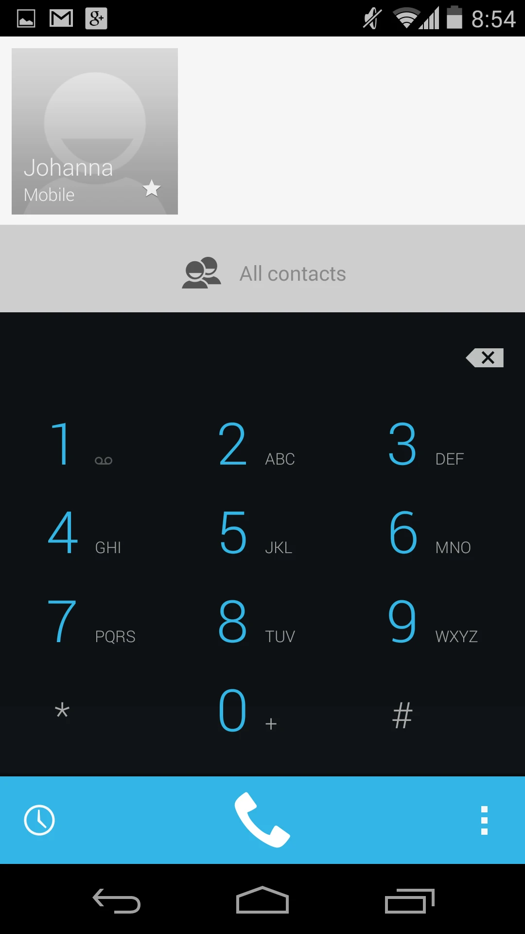 The dialer gets a new look