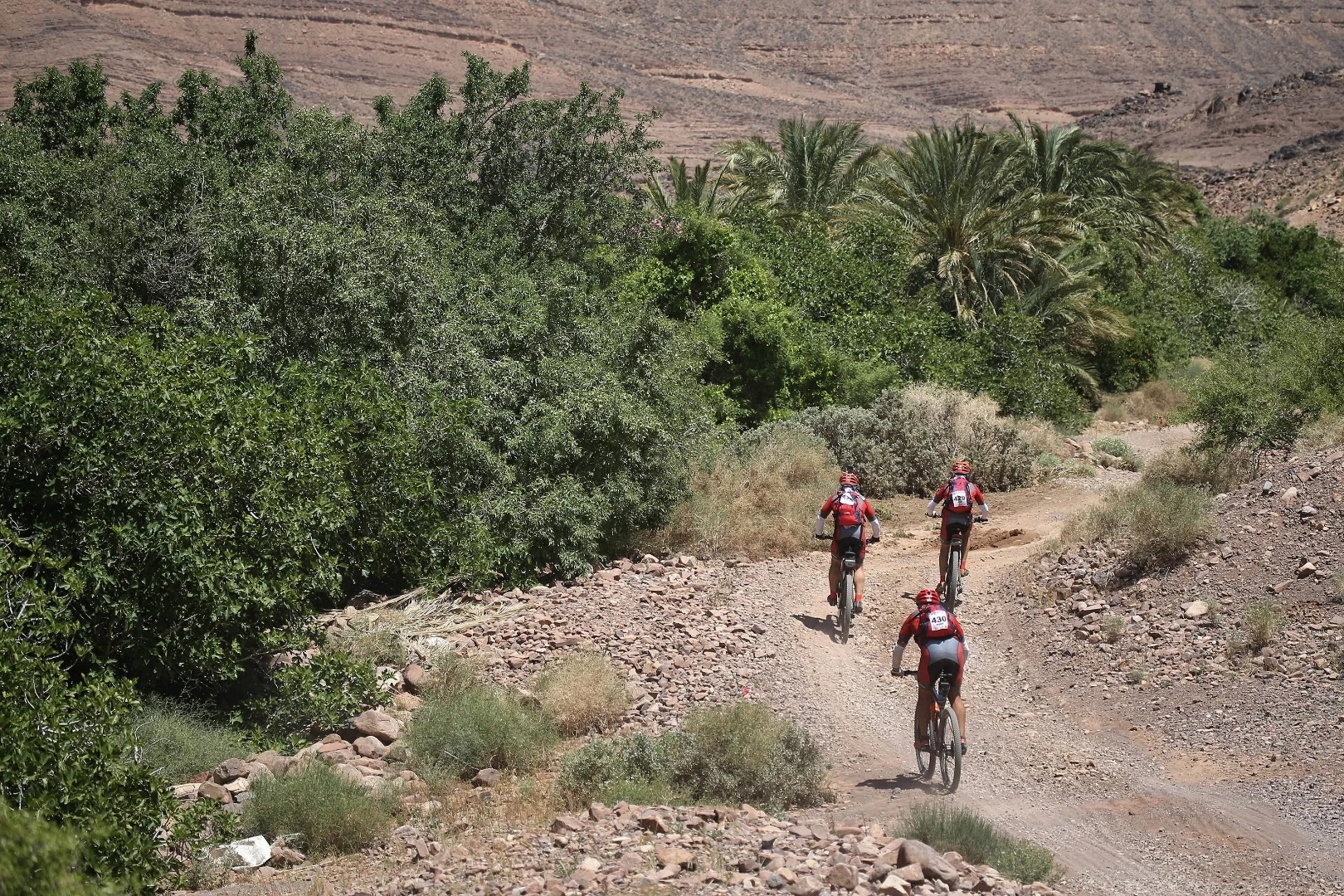 While some sections of the Gaes Titan Desert race take place along rocky tracks, others see riders contend with very sandy surfaces through the dunes