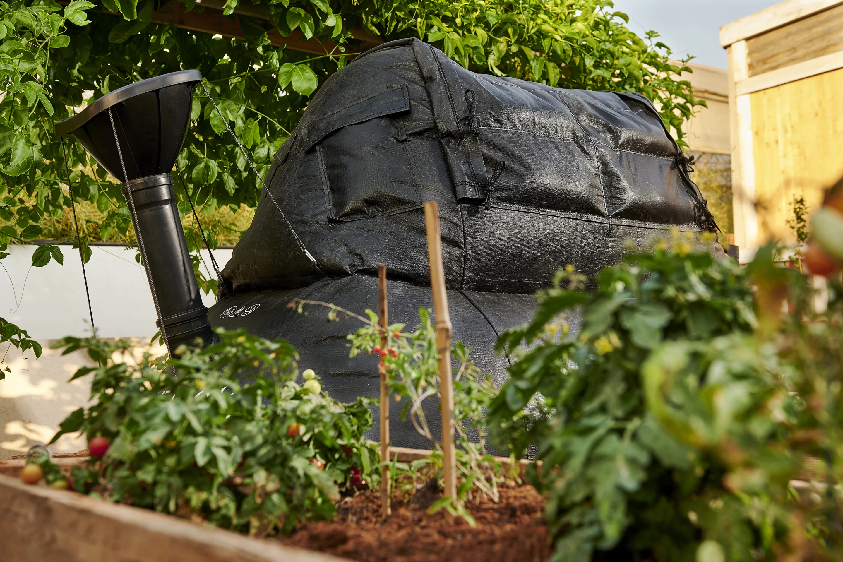 A reimagined digester shape allows for a larger bacteria biodome