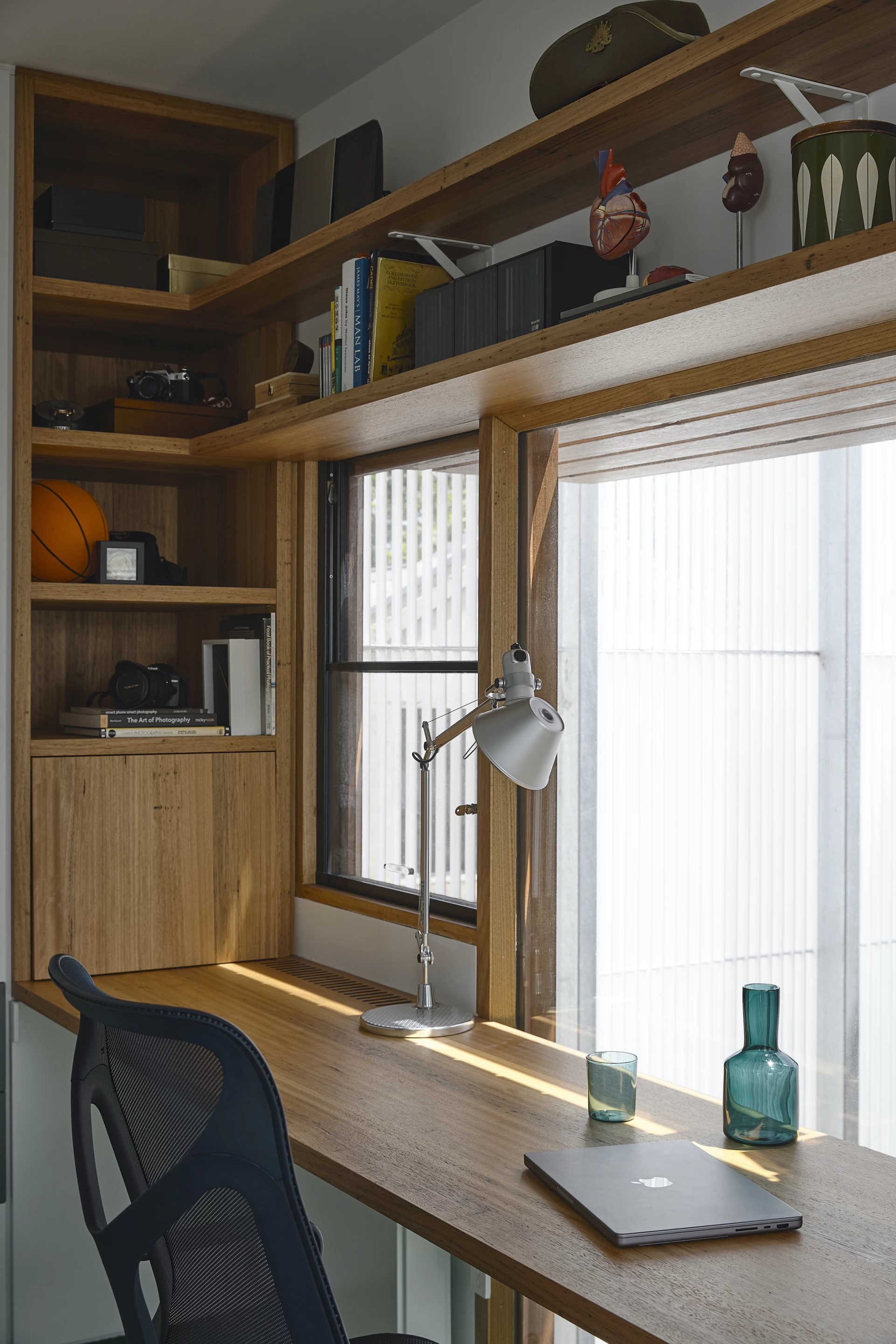 Helvetia includes an office space upstairs