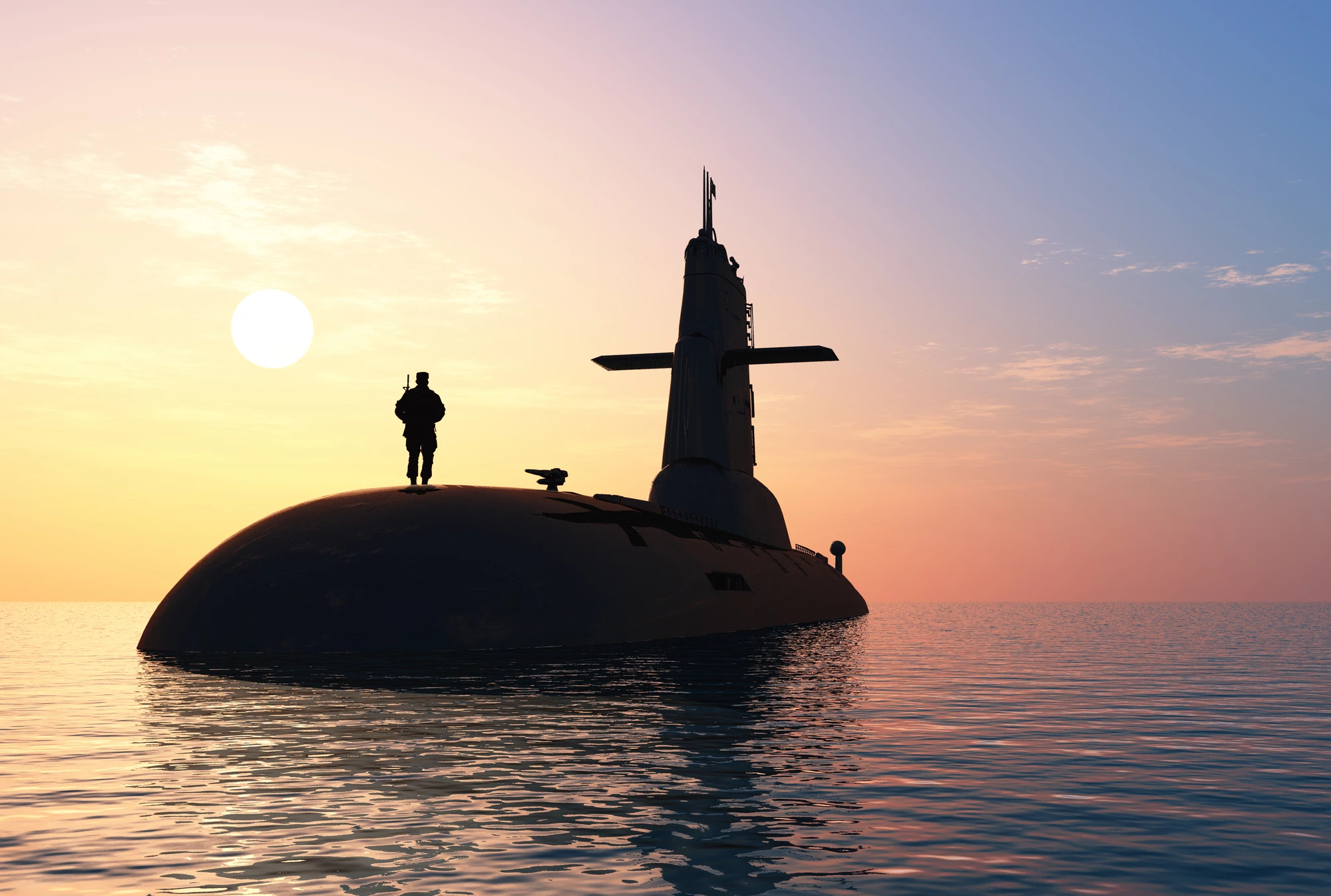 Conventional manned submarines like this one will soon be complemented by robotic counterparts