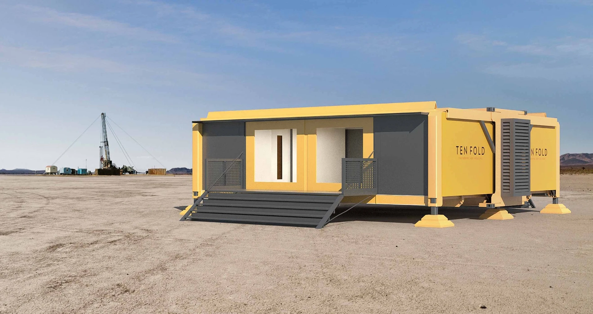 An example of the unit being used for temporary industrial purposes