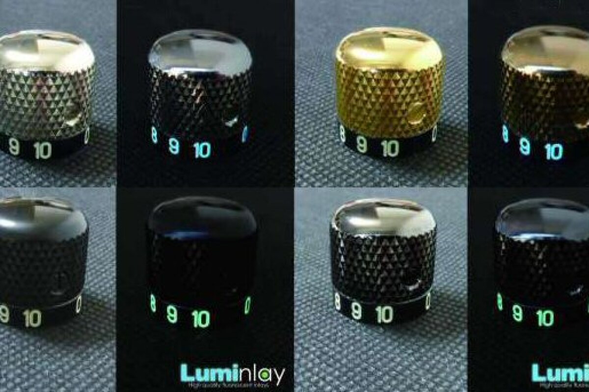 Luminlay makes guitar knobs glow