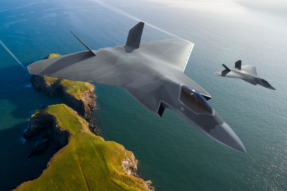 Artist's concept of the future combat aircraft