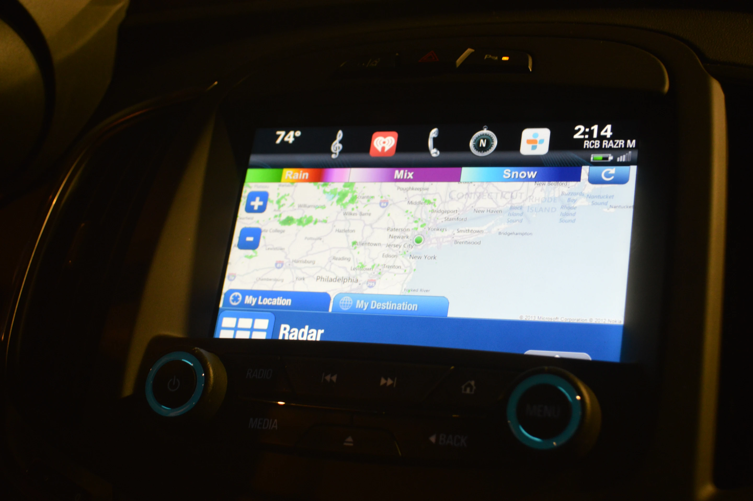 GM shows its app interface