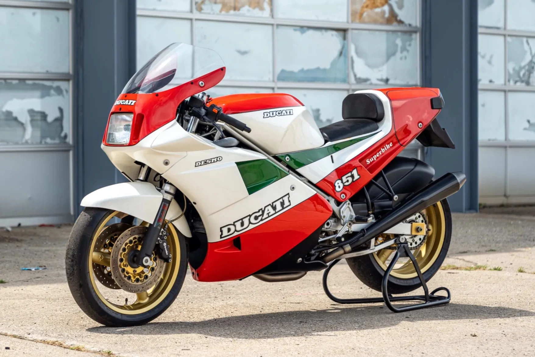 This 1988 Ducati 851 holds the current record auction price for the model at $42,932. It was sold from the collection of IndyCar driver and Rahal Ducati Indianapolis principal Graham Rahal.