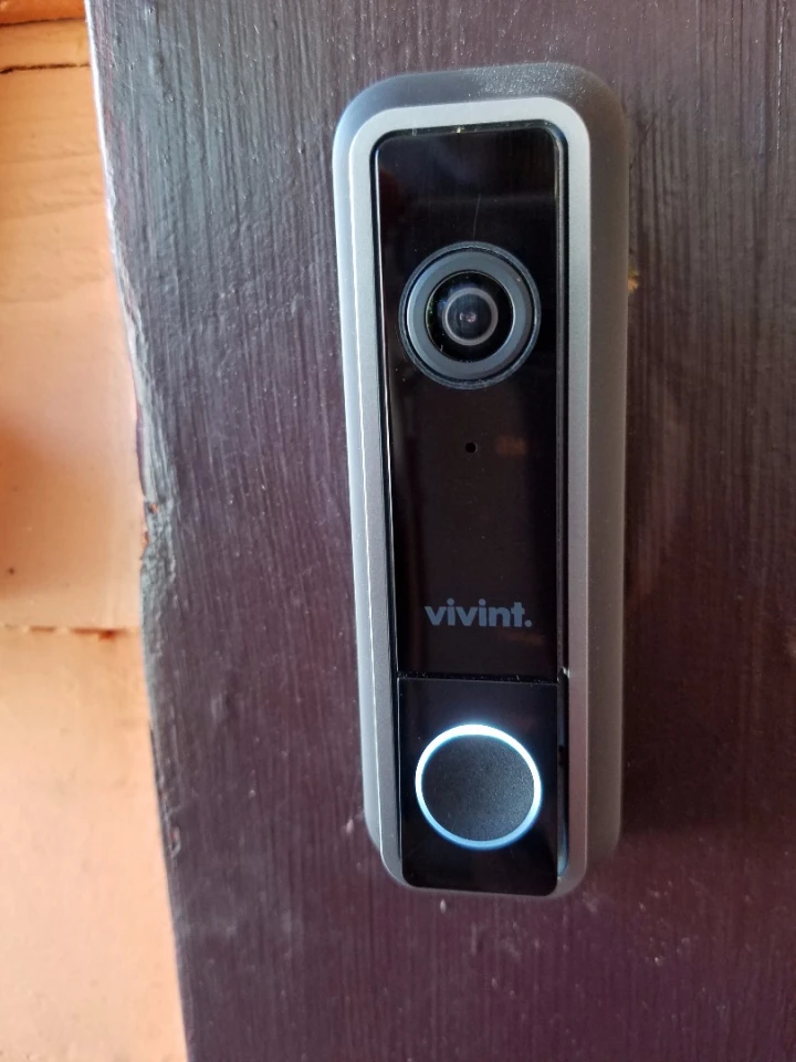 Vivint's smart doorbell can show you who's visiting and let you talk to them, even if you're on the other side of the world