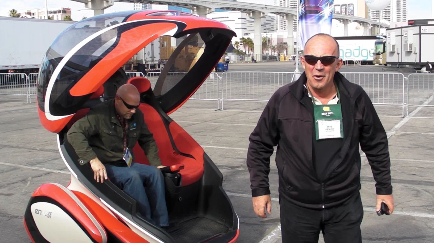 Mike Hanlon drives the EN-V